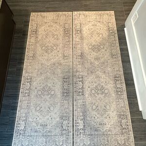 Beautiful runner rugs. Price is for the set of two!